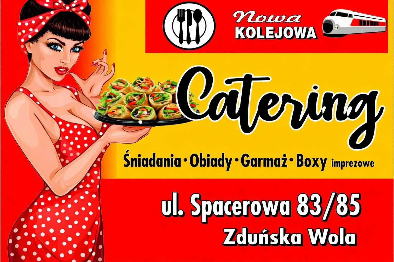 Nowa Kolejowa Catering · banner reklamowy